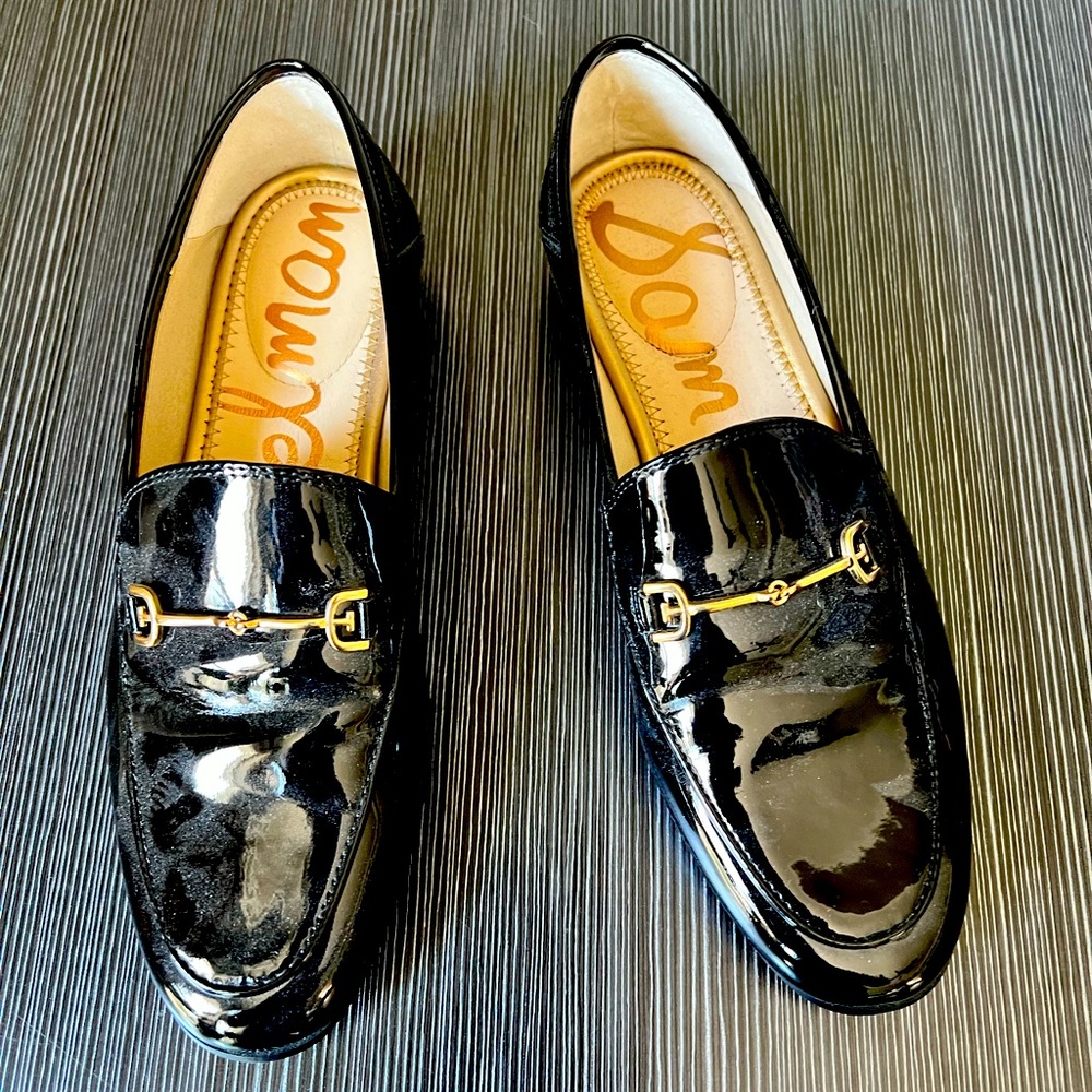 San Edelman patent loafers size 7